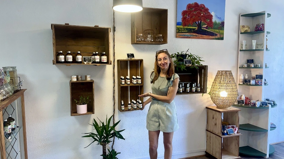 Boutique Passiflora &amp; Co, herboristerie de comptoir à Ronce-les-Bains.